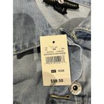 Ashley Stewart  Women's 18/20 button cropped denim long sleeve jacket NWT Photo 7