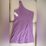 Outdoor Voices NWT SOLD OUT One Shoulder Dress Built in Shorts Lavender Size L Photo 5