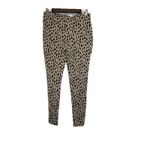 Chico's Women's Animal Print Leopard Ankle Pants Pull Knit Plus Size 0 (14/16) Photo 1