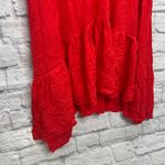 AQUA  Maxi Cover Up Dress Red Size M New Photo 4