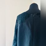 Akris Punto  BERGDORF GOODMAN BLACK LONG SLEEVE DRESS WITH LACE SLEEVES SIZE 10 Photo 5