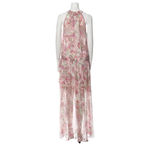 MISA Los Angeles Misa Angelina Floral Drop Waist Maxi Halter Dress Flowy Feminine Size M/L NWT Photo 4