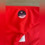Hollister New  bright cherry red cheeky bikini bottoms with side tie; size M Photo 1