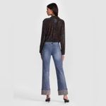 Alice and Olivia
High Rise Straight Jeans in Brooklyn Blue 28 Photo 2