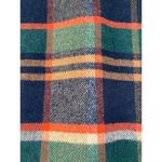 Paper Crane Womens Tartan Plaid Wool Blend Vest Sz Small Ethereal Sherpa Pockets Photo 2