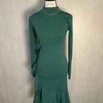 Gianni Bini  Teal Long Sleeve Dress Size Small Photo 9