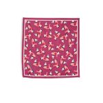 BCBGeneration NWT BCBGenration Classic Printed Plum SquareScarf Small Photo 3