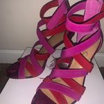 Jessica Simpson Pink Strappy Heels Photo 0