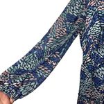 Shoshanna  Tiered Embroidered Zanita Multicolor Long Sleeve Midi Dress Size 2 Photo 11