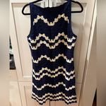 House of Harlow 1960 Navy and Cream Lace Mini Dress Blue Size L Photo 3