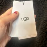 UGG  Alesandra Faux Fur Wrap Coat Black Pockets Tie Waist Long Trench L / XL NWT Photo 5