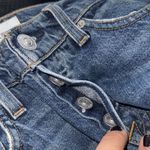 Hudson Jeans luxe crop Riley relaxed straight NEW 25 slit at hem striped detail Photo 6