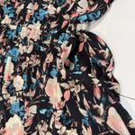 Torrid Floral Crepe De Chine Long Sleeve Button Up Midi Shirt Dress 3X Pockets Photo 5