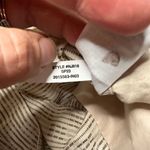 Madewell  linen creme brown pull on shorts xl Photo 4