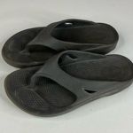 Oofos Ooriginal Gray Flip Flop Sandals Size 8 Photo 2