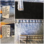 Zana Di VINTAGE 1990'S HIGH WAIST CORSET ANKLE BLACK VELOUR ACCENT JEANS (20) Photo 12