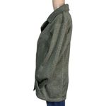 Eddie Bauer Womens Pea Coat Jacket Mid Weight Knit Button Closure Green Medium Photo 5