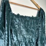 Anthropologie Long-Sleeve Luxe Cutwork Velvet Blouse Size Large Photo 7