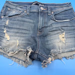 EXPRESS  Women's Blue Denim Shorts Photo 1
