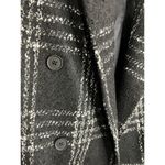 ALLSAINTS NEW Lucia Oversized Blazer in Charcoal Plaid Size 4 Photo 2