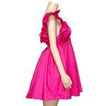 For Love & Lemons  Clementine Mini Dress, Fuchsia, Large Photo 9