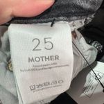 MOTHER The Insider Crop Step Fray Jeans in Save Your Soul Size 25 Gray Photo 7