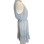 Love...Ady LOVE_ADY Blue Floral Halter-Neck Tiered Dress - Size Large - NWT Photo 2