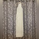 Helsi Brice Halter Fitted Sequin Gown White Size L Photo 4