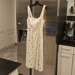 Reformation ππ Tagliatelle Linen Dress ~ Mildred Floral Print 12 NWT Photo 10