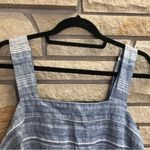 Carve Designs River Tank Top Cotton Linen Blend Blue chambray white xl Photo 6