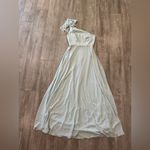 After Six  One-Shoulder Dress in Soft Green Photo 5