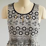 Francesca's Francesca’s x Alya Eyelet Lace Overlay Fit & Flare Dress-Black White- Size M NWT Photo 1
