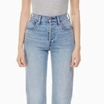 Aritzia Denim Forum The Arlo High Rise Straight Jeans Medium Wash Blue Size 25 Photo 0