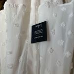 Lulus  Just One Twirl White Polka Dot Tiered Mini Skater Dress Photo 5