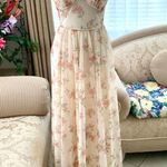 NEW City Studio Floral Dot Corset Maxi Gown in Light Yellow Size undefined Photo 2