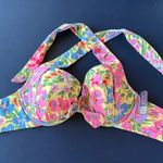 Adore Me NWT Halter Floral Spring Break Bikini Top Pinup Beach Vacation 40C Photo 5