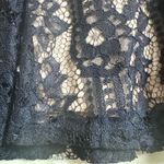 Speechless Navy Blue Lace Fit & Flare Office Siren Party Skater Overlay L NWT Photo 4