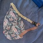 Unionbay  Braided Rope Sling bag, paisley blue, EUC Photo 2