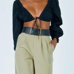 Princess Polly  take it to heart top in black Photo 3