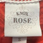 Knox Rose Red Blue Floral Patriotic Mid Dress Size Small Photo 4