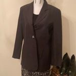 Newport News  vintage size 8 black 100% silk blazer like new Photo 1