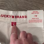 Lucky Brand  White High Rise Wide Leg Crop Jeans Size 8/29 Photo 3