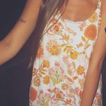 Strut & Bolt orange flower sun dress  Photo 1