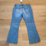 Motel Rocks Motel Flkare Jeans Rigid Low Rise Size 30 Color Bright Blue Used Photo 3