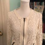Free People  EUC lace zip up bomber Photo 0