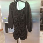 ASTR 💕💕 Sweetheart Neck Long Sleeve Mini Dress ~ Black Large L NWT Photo 11