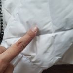 Burberry  White Cropped Down Puffer Jacket Size XS Photo 3