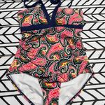 Boden Corsica Paisley Swimsuit size 8 Pink Photo 2