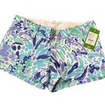 Lilly Pulitzer Lilly Pulitzer Walsh Floral Print Shorts in Lily's Lilac Pattern Size 00 Photo 1