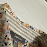 Neiman Marcus Women’s Floral / Striped Sleeves Button Up blouse Top Sz XS Photo 11